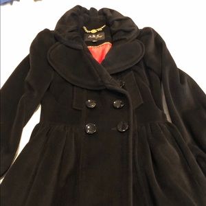 Ladies beautiful wool long swing coat